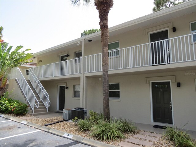 exterior space with central AC unit