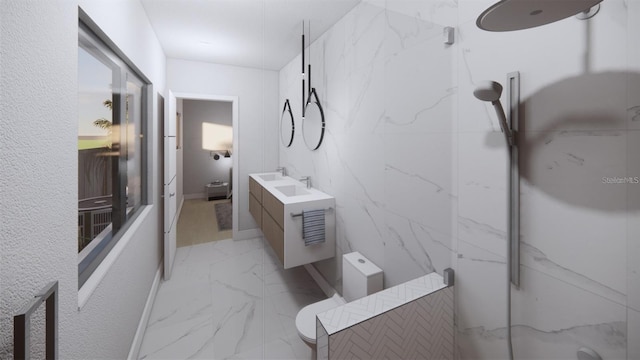 bathroom featuring sink and tile flooring