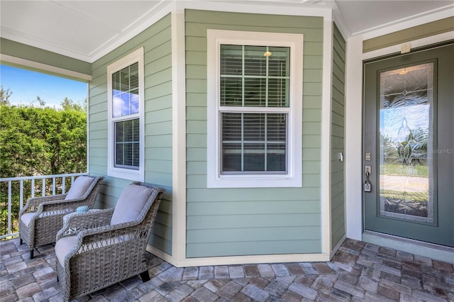 exterior space featuring a porch