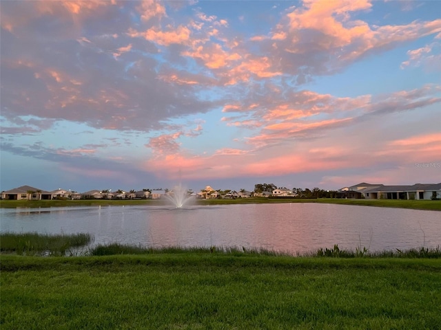 property view of water