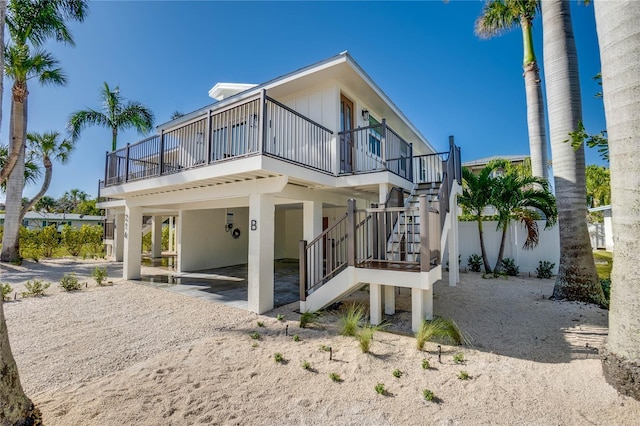 view of property exterior featuring a patio area