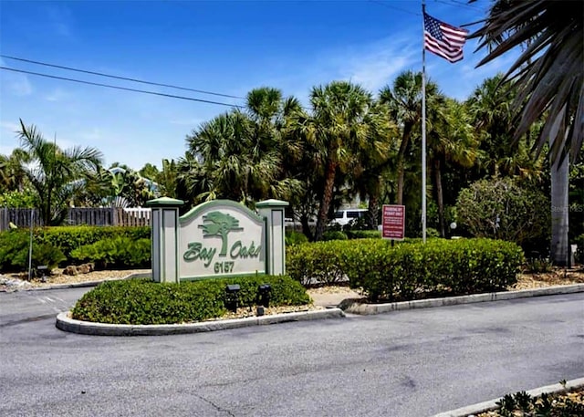 6157 Midnight Pass Rd Unit G11, Sarasota, FL 34242 - community / neighborhood sign featuring fence