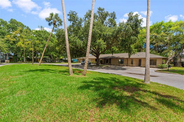 surrounding community featuring a lawn