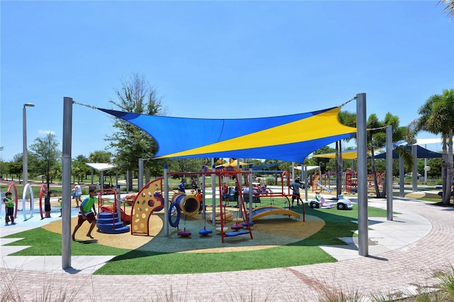 view of play area