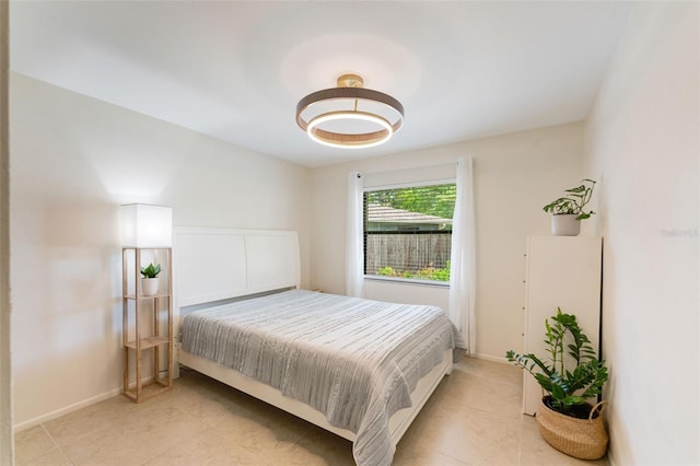 view of tiled bedroom