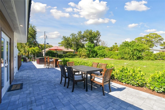 view of patio