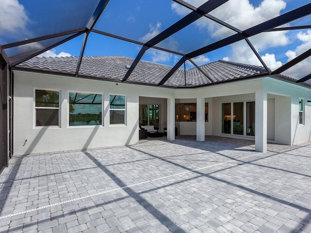 exterior space with a lanai