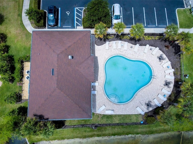 8930 Tuscany Isles Dr, Punta Gorda, FL 33950 - aerial view of a pool area