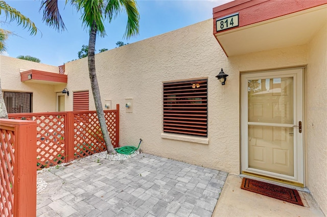 exterior space with a patio area