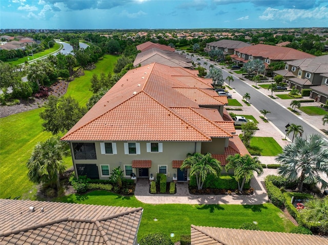 bird's eye view featuring a residential view