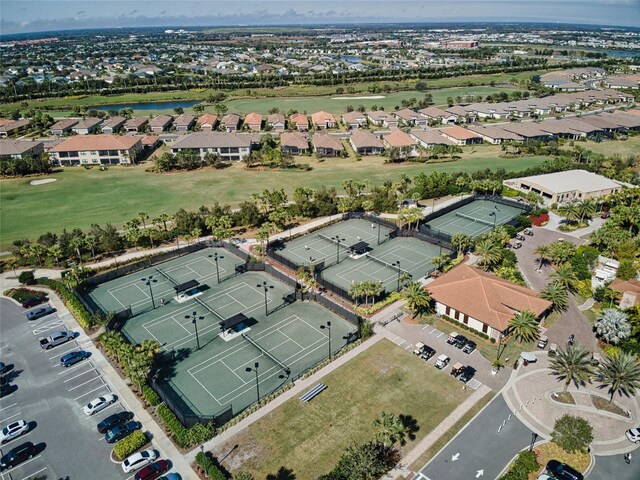 bird's eye view featuring a residential view