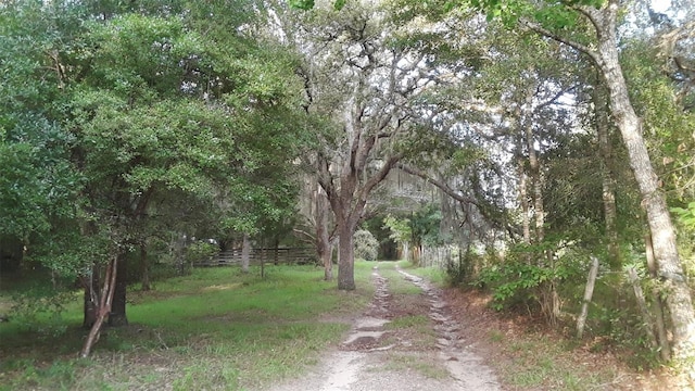 view of road