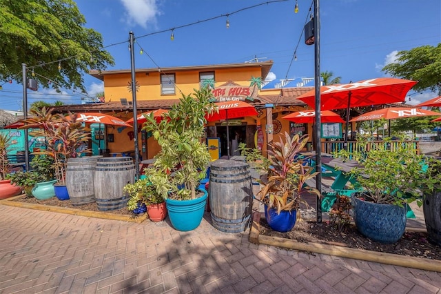 exterior space with a patio