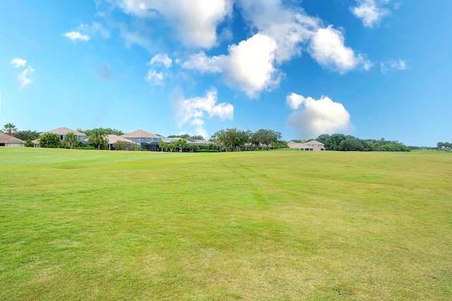 view of community with a yard