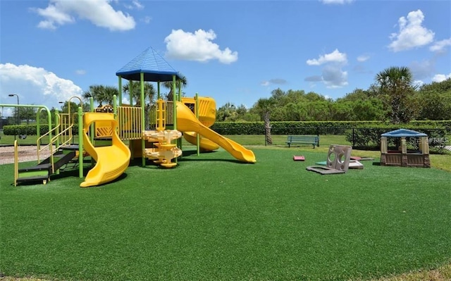 view of jungle gym