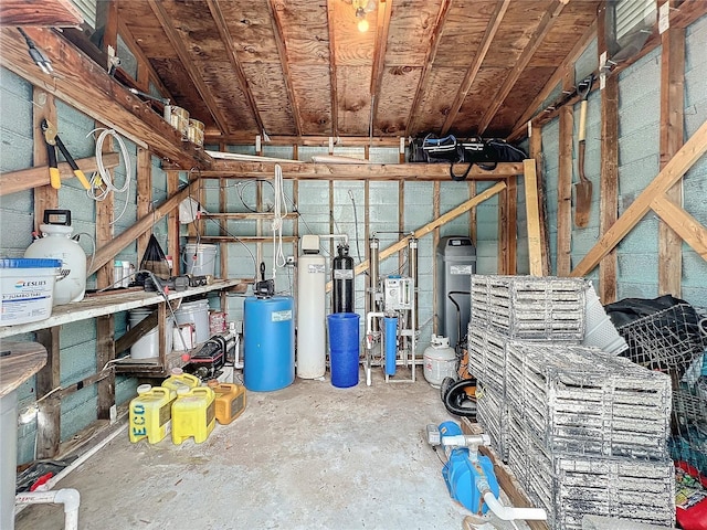 view of storage room