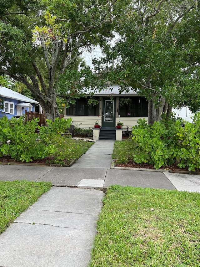 view of front of home