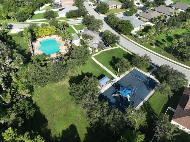 11622 Summit Rock Ct, Parrish, FL 34219 - aerial perspective of suburban area with a pool