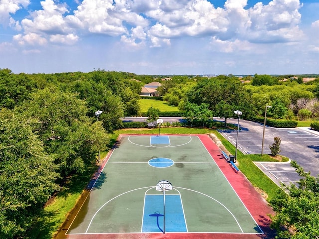 view of sport court