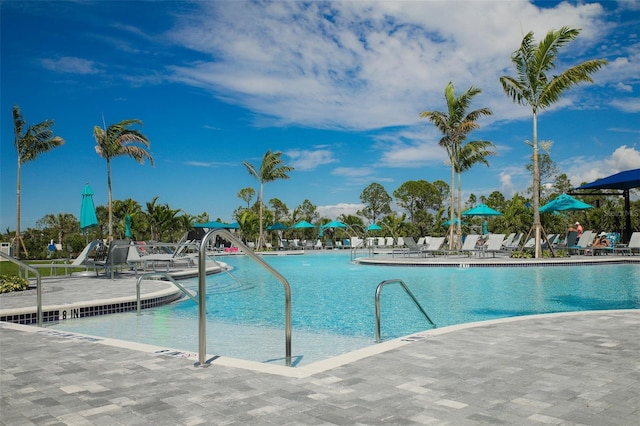 community pool featuring a patio