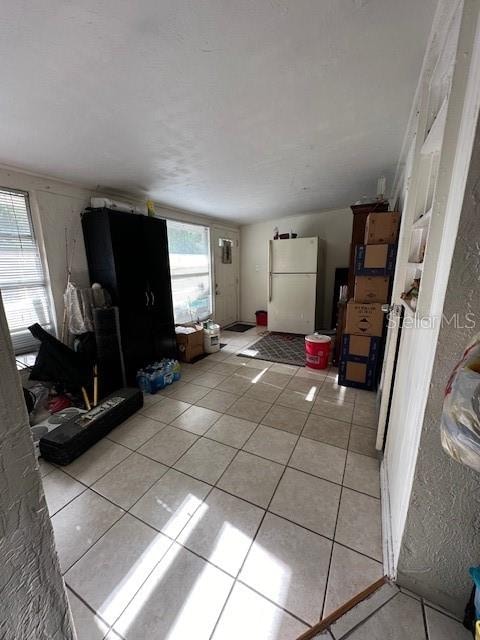 view of tiled living room