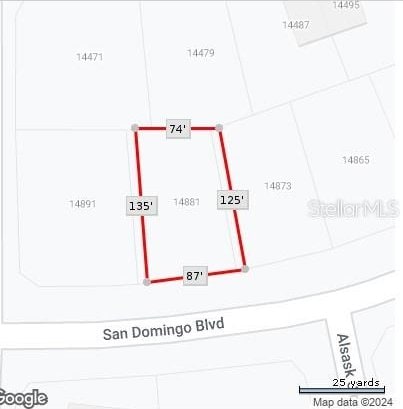 14881 San Domingo Blvd, Port Charlotte FL, 33981 land for sale