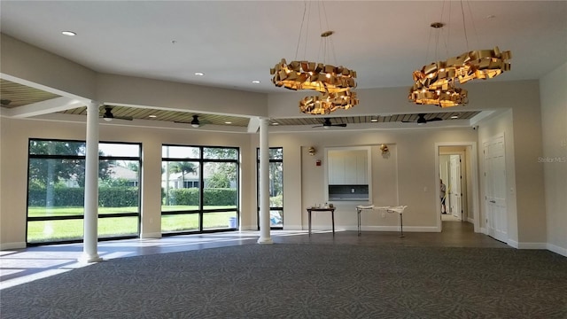 view of unfurnished living room