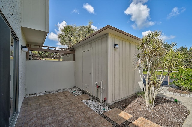 view of outbuilding