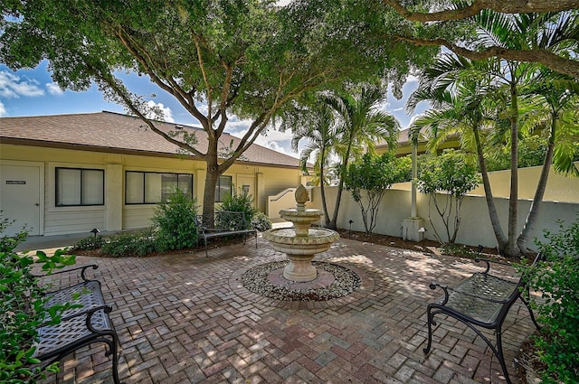 view of patio