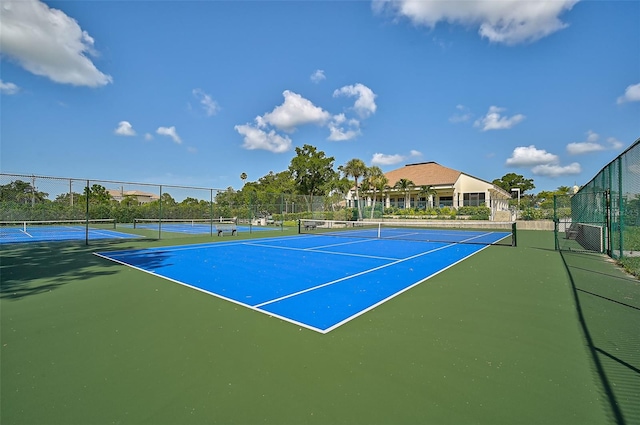 view of sport court