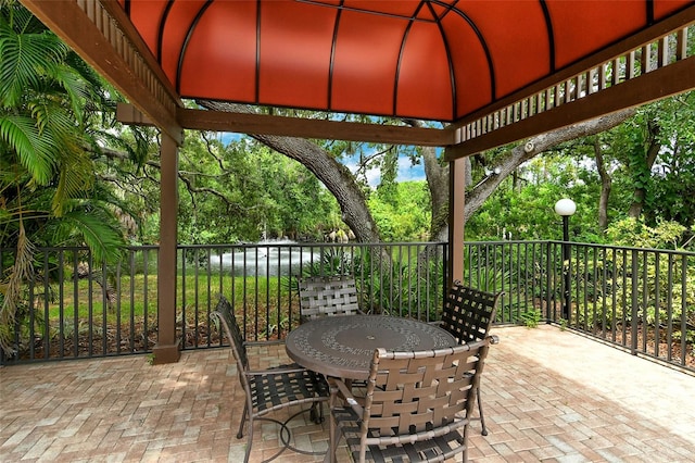 view of patio