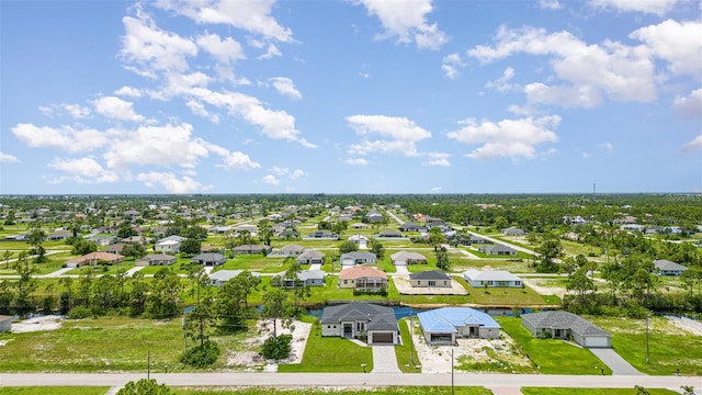 bird's eye view featuring a residential view