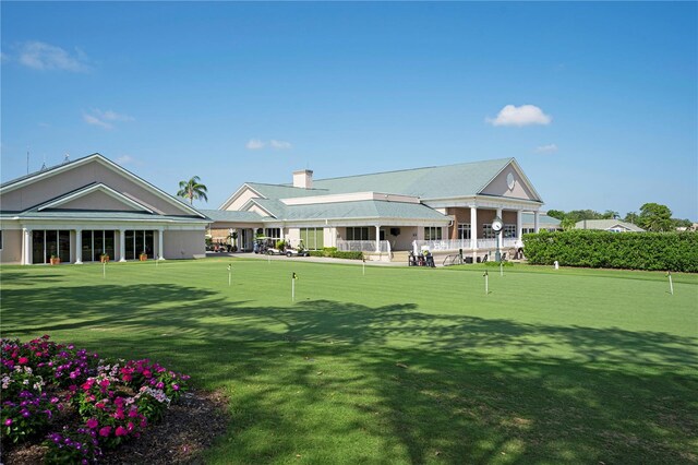 view of back of property