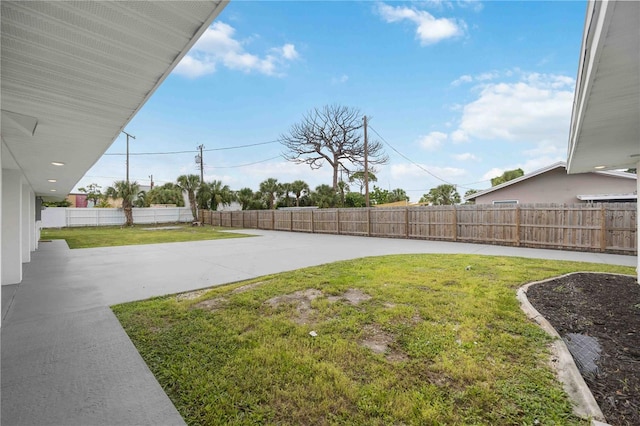 353 Suwanee Ave, Sarasota, FL 34243 - view of yard featuring a fenced backyard and a patio area