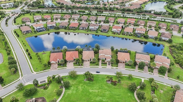 13215 Ramblewood Trl, Bradenton, FL 34211 - birds eye view of property featuring a water view and a residential view