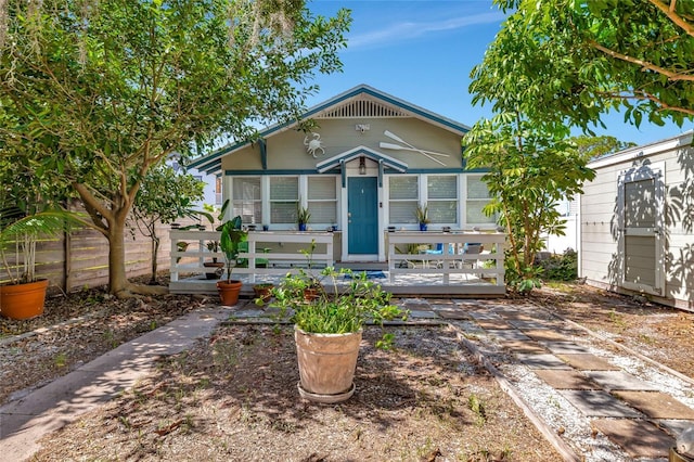 view of front of home