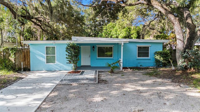 view of ranch-style house