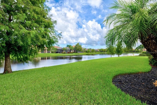 view of water feature