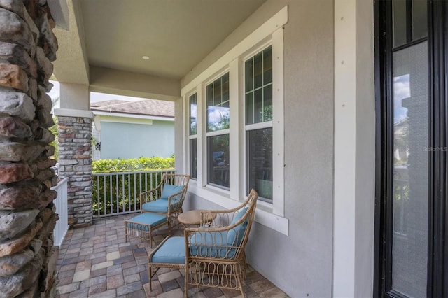 view of patio / terrace featuring a porch