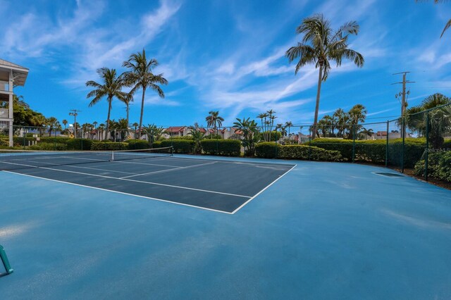 view of sport court