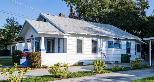 view of front of home