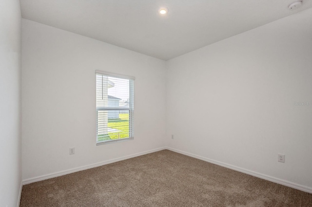 empty room featuring carpet