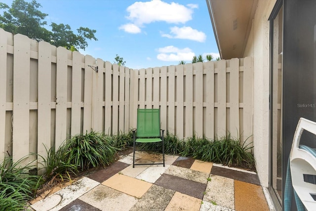 view of patio