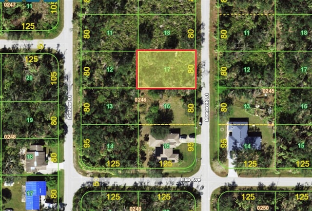 3361 Monarch St, Port Charlotte FL, 33948 land for sale