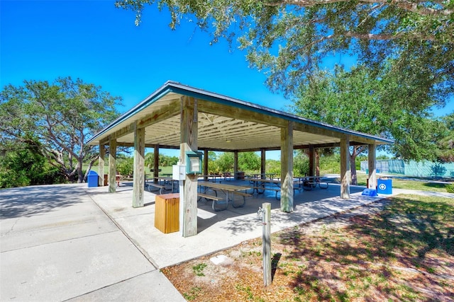 view of home's community featuring a gazebo