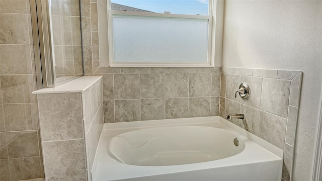 bathroom with a bathing tub