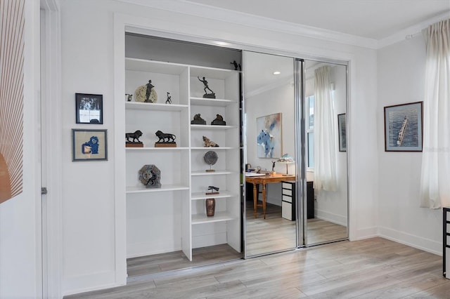 view of closet