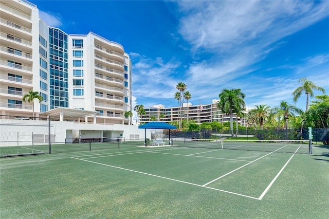 view of sport court