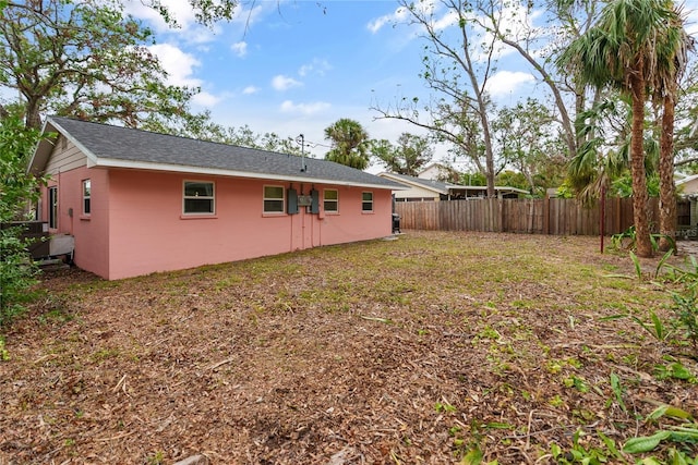 view of back of property