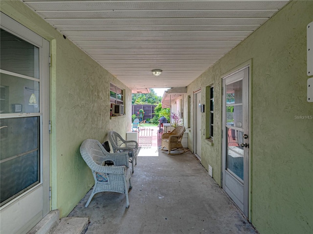 view of patio / terrace with cooling unit